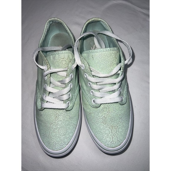 Size 8 - VANS Authentic Off The Wall Green - Picture 1 of 10